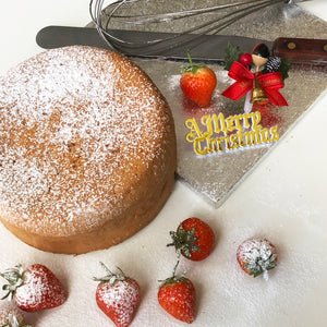 Xmas Cake Image • Vanilla Strawberry Cake Kit