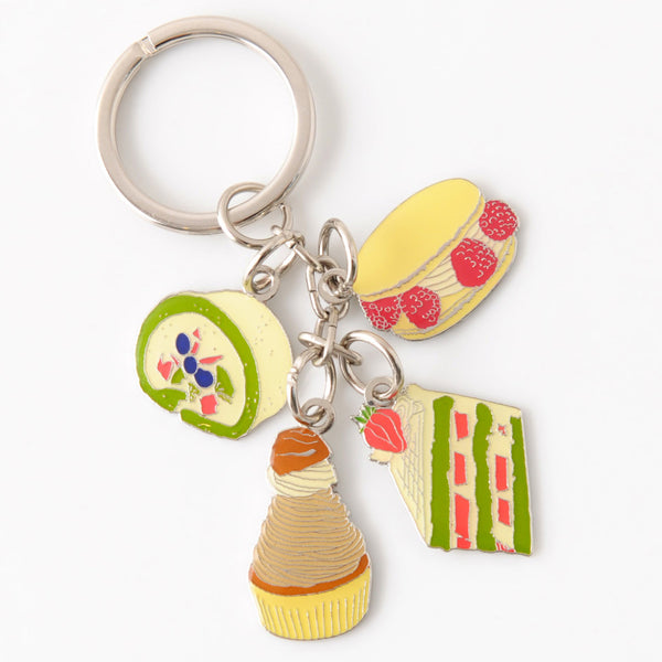 Keyrings (set of 4 charms) by Lanka